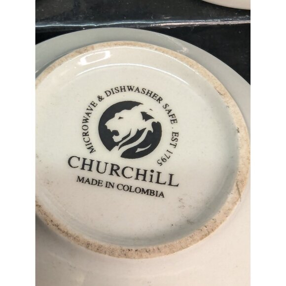 Churchill Blue Willow China Teacup 6 Oz Made in Cambodia Lot of 3 - Picture 9 of 9